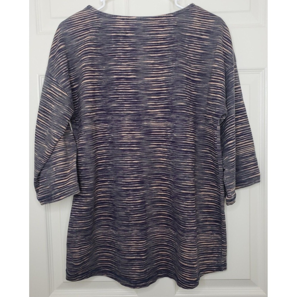 Soft Surroundings Mangata Tunic Medium Embroidered Sequin Beaded Top - Picture 10 of 11